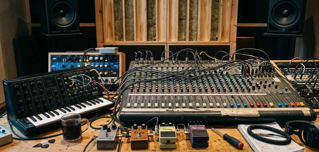 Imagen que muestra mezcla de estudio